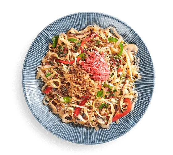Yaki Soba Yasai | Mushroom With Rice Noodles 1 yaki soba yasai | mushroom with rice noodles
