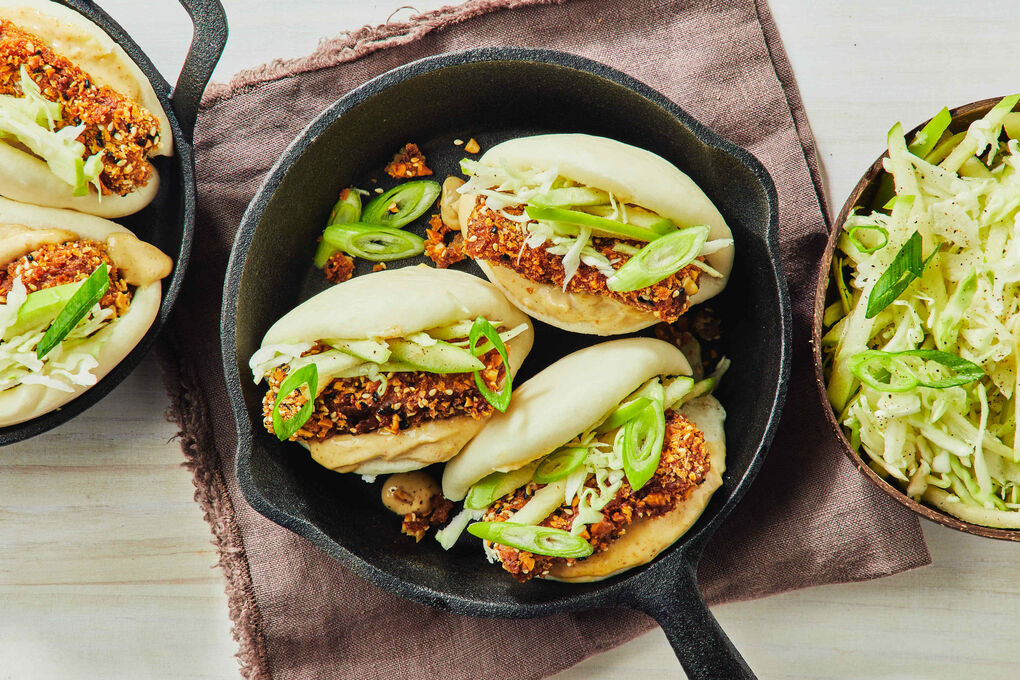 Pork + Panko Apple Buns 1 pork + panko apple buns