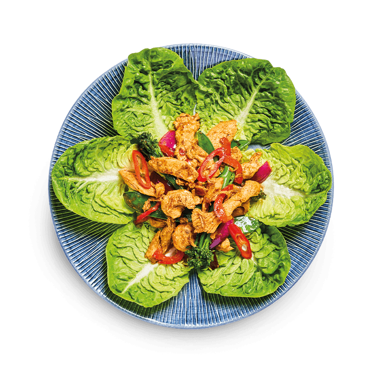 Sweet Chilli Salad - Caramelised Chicken 1 Sweet Chilli Salad - Caramelised Chicken