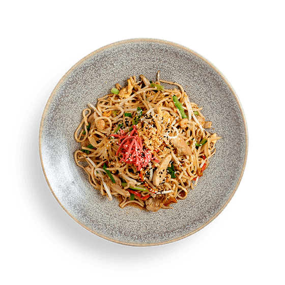 Chicken + Prawn Yaki Soba 1 Chicken + Prawn Yaki Soba