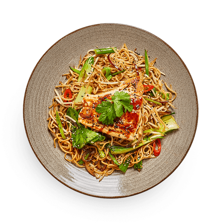 Salmon Teriyaki Soba 1 Salmon Teriyaki Soba
