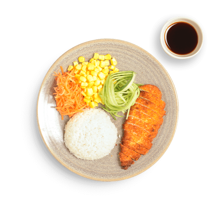 Mini Chicken Katsu With Amai Sauce 1 mini chicken katsu with amai sauce